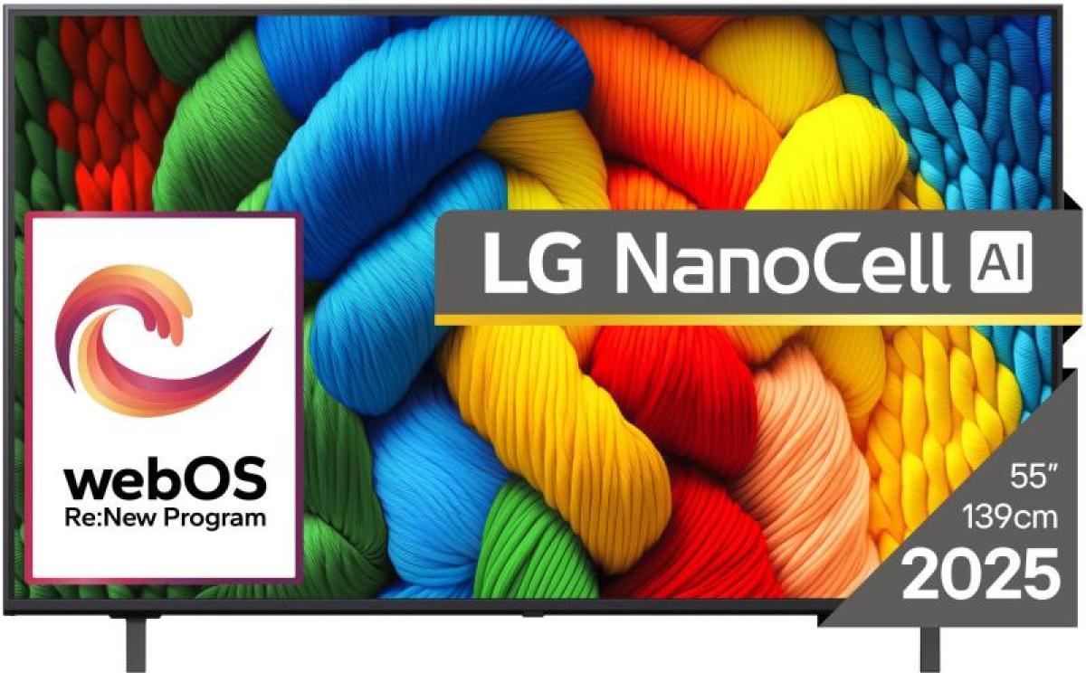 LG 55NANO80A 55 colos (139 cm) 4K UHD Smart NanoCell TV