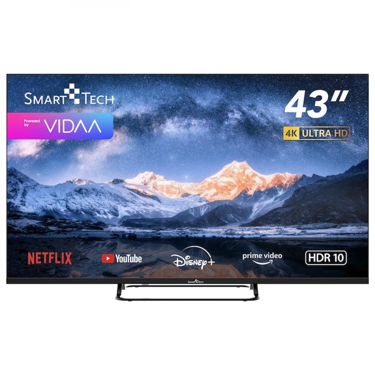 SmartTech 43", Smart VIDAA 4K UHD LED Televízió