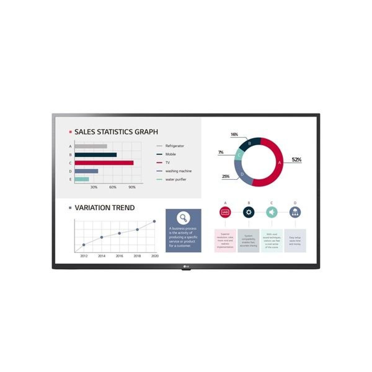LG professzionális LED kijelző 43" UHD  - 43UL3G-B.AEU