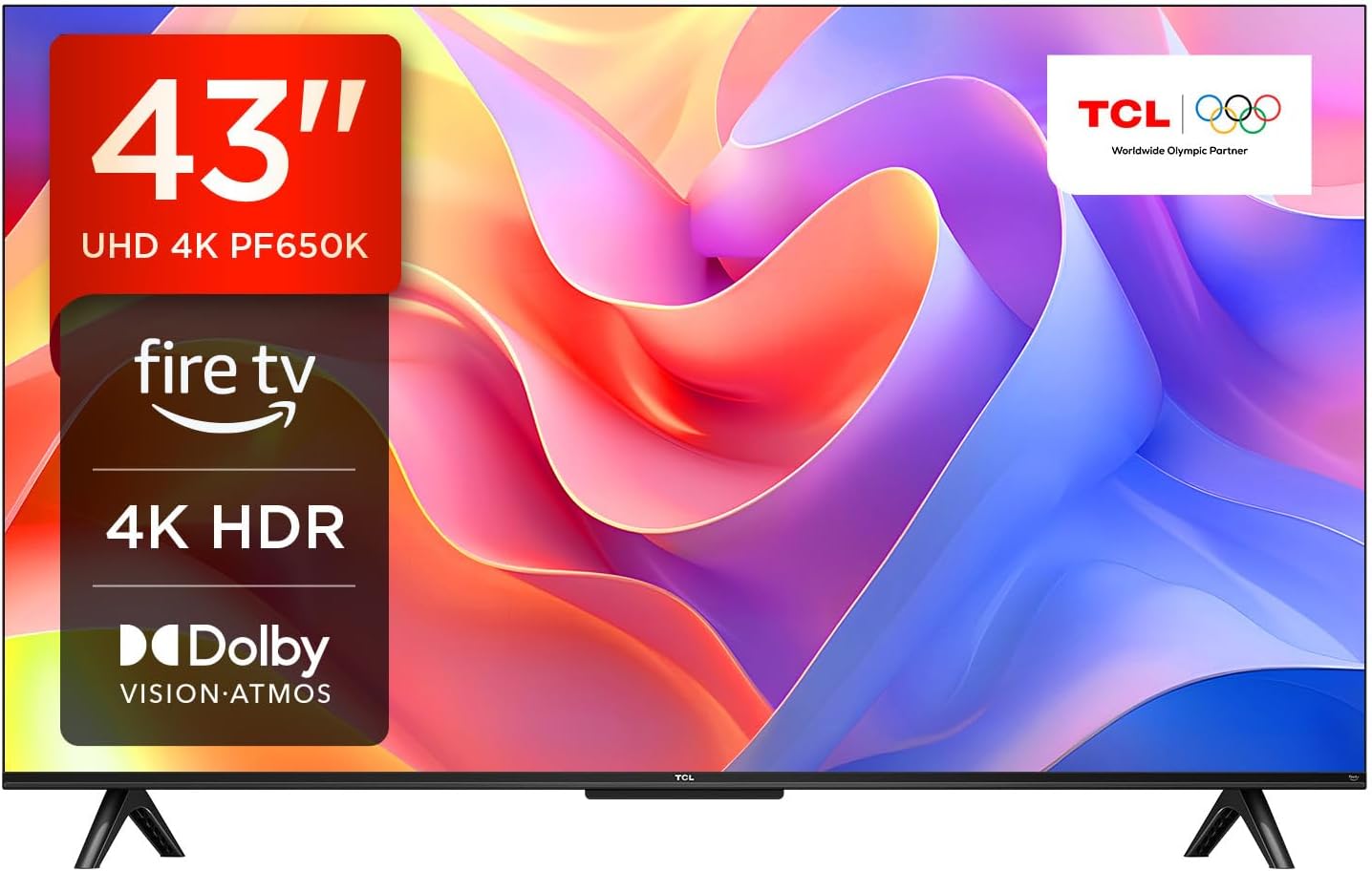 TCL  - 43PF650K LED 4K HDR Smart Fire TV with Freely