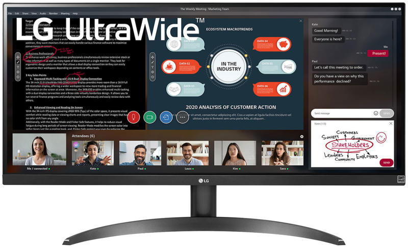LG monitor 29" UltraWide HD - 29WP500-B