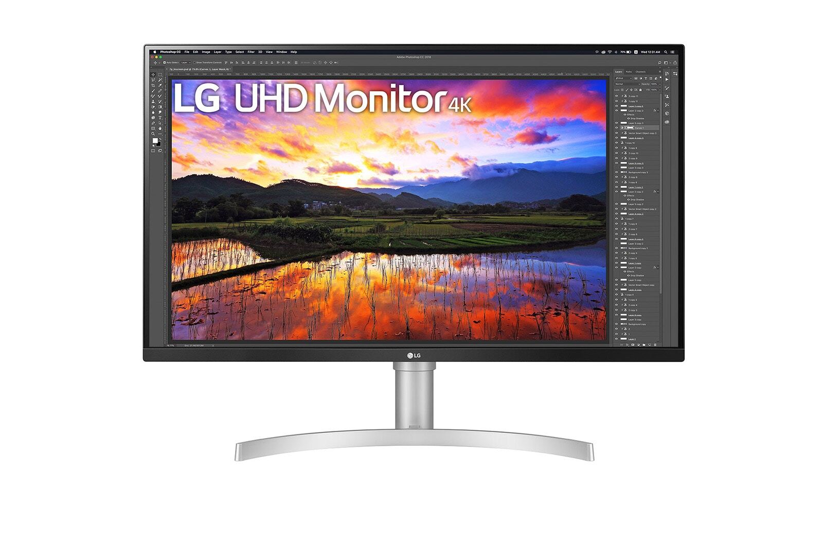 LG monitor 32" 4K UHD - 32UN650-W