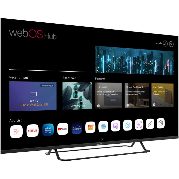 SmartTech 50UW02V LED WebOs Smart televízió