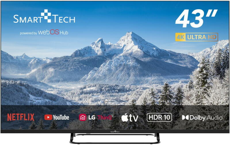 SmartTech 43" - WebOs - UHD felbontás